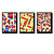 abstract ingelijste canvas print
