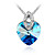 Crystal Hearts Happy Necklace