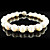  Fresh Water Pearl/ Crystal Wedding Bridal Jewelry Set Including Necklace Bracelet And Earrings