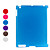  Tynd Beskyttelses bag cover for Apple iPad 2 - forskellige  farver tilgængelige