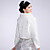  manches longues plumes / fourrure mariage / partie vestes / enveloppements