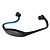  Nackenbügel-Stereo Bluetooth Headset Kopfhörer für Handy (blau)