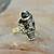  cranio Anello - strass in lega