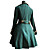  lungo flanel farfalla & tomba ricamo classico cappotto lolita