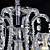  VILLEURBANNE - Lustre Cristal - 6 slots à ampoule