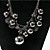  Black Irregular Acrylic Alloy Necklace