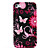  forma de mariposa de protección de sílice gel suave para el iPhone 4