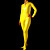  pura cor brilhante metálico mulheres pvc catsuit