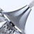  Artistic Crystal Pendant Light in Metal