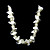  Imitation Pearl With Ribbon Wedding Bridal Necklace