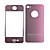  metaal rond sticker voor iPhone 4