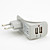  Dual USB Travel Charger(Long)
