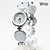  Montre à Quartz pour Femme, Bracelet en Alliage