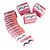  Fashion Lashes - 30 Pairs Long, Dramatic Blunt Cut False Eyelashes FX