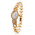  vrouwen legering analoog kwarts armband elliptische geval horloge (verschillende kleuren)