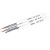  3pcs nail art penselen met een wit handvat