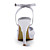  Satin Upper High Heel Strappy Sandals With Rhinestone/ Bowknot Wedding Bridal Shoes