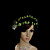  papel encantador e flor do falso com headpiece menina fita de noiva / flor