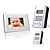  7-Zoll-TFT-LCD-Video-Türsprechanlage Intercom-System (2-Legierung Kameras)