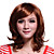  Capless Medium Long Light Brown Top Grade Quality Synthetic Hair Wig