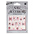  6 in 1 3d Blume Nail Sticker