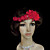  Lovely Red Satin And Paper Flower Garland/Headpiece