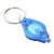  regenboog kleur wit licht 22000 mcd led zaklamp sleutelhanger (klein, 7 kleuren inbegrepen)