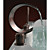  Oil-rubbed Bronze Waterfall Widespread Bathtub Faucet with Hand Shower (Curved Shape Design)