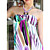  polyester band in de hals maxi jurk