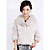  Shawl Collar 3/4 Sleeve Rabbit Fur Wedding Jacket With Belt (More Colors)