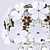  ONTARIO - Lampadario motivo floreale in cristallo con 9 lampadine
