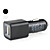  Dual USB Car Charger for iPad (5V, 2100mA)