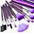  Professional Brush Set With Dark Lovely Pouch(16 Pcs)