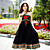  Cotton Halter Neck Maxi Dress In Black