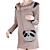  Kristall / Strass panda mini Tasche / Kupplung