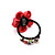  Gathered Flower Rubber Hair Band