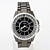  par de aleación de cuarzo analógico reloj de pulsera (negro)