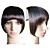  Clip in Lovely Synthetic Neat Bang with Temples - 4 Colors Available