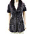  Women's Knit Cardigan With Genuine Rabbit Fur And Fox Fur Collar