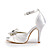  Satin Stiletto Peep Toe Wedding Shoes With Bow (More Colors)