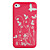  Protective Plastic Case for iPhone 4 and 4S (Flowers, Assorted Colors)