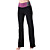  yoga y aeróbicos de los deportes mujer pantalones de desgaste (negro)