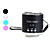  haut-parleur portable de style cylindre multimédia (couleurs assorties)