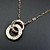 Silver Crystal collana (1,2 centimetri)