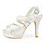  ORANE - Sandales à Talon Haut Mariage Talon Aiguille Satin
