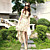 Square Chiffon Asymmetrical Maxi Dress(More Colors)