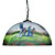  Picture Patterned Pendant Light with 1 Light