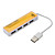  4-port mini USB 2.0 Hub (couleurs assorties)