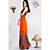  V-neck Straps ColumnPolyester Maxi Dress (More Colors)