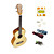  yadars - massief sparren tenor ukulele met gigbag / stemfluit / picks / capo